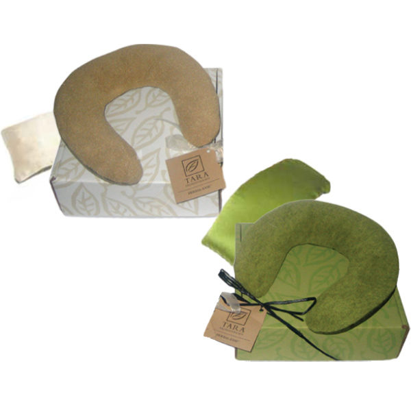 Relieve stress, tension and enhance relaxation with our Herbal-Ease® Aromatherapy Neck Pillow & Eye Pillow Gift Set (with a gift box). Specially formulated with all natural herbs, our therapeutic pillow offers the benefits of both moist heat and aromatherapy, keys to providing relief from stress and tension. Simply heat in the microwave, relax and enjoy! Made with highly durable fabrics and quality workmanship. May be used for hot or cold therapy.