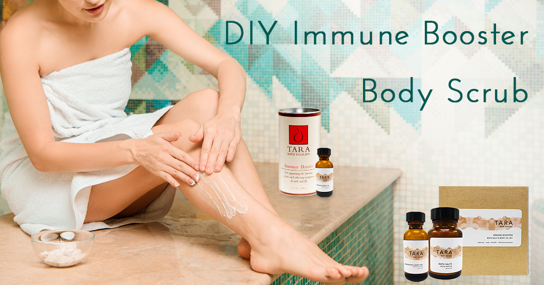 Immune Booster Body Scrub Home Spa Ritual