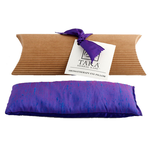 Purple Violet Vibrant Nature Silk Eye Pillow