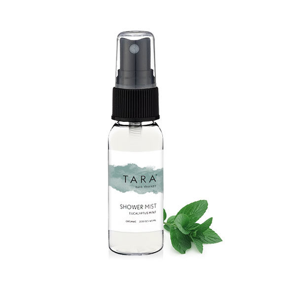 NEW! Eucalyptus Mint Shower Mist (2.33 oz) - TARA Spa Therapy - helps ease respiration & clear congestion, especially during coughs & colds